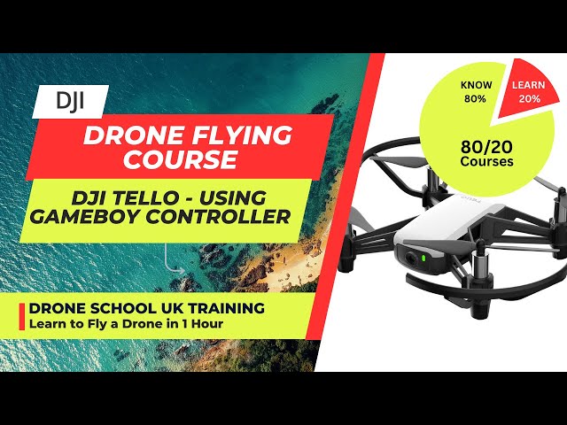 DJI Tello Ryze Drone | Much better to Fly with a Gameboy Controller instead of the App