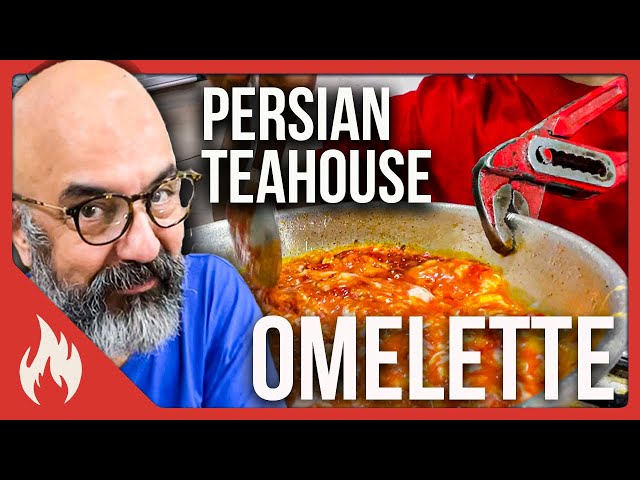 Persian Teahouse Omelette -  اُملت قهوه خانه ای بازار تجریش