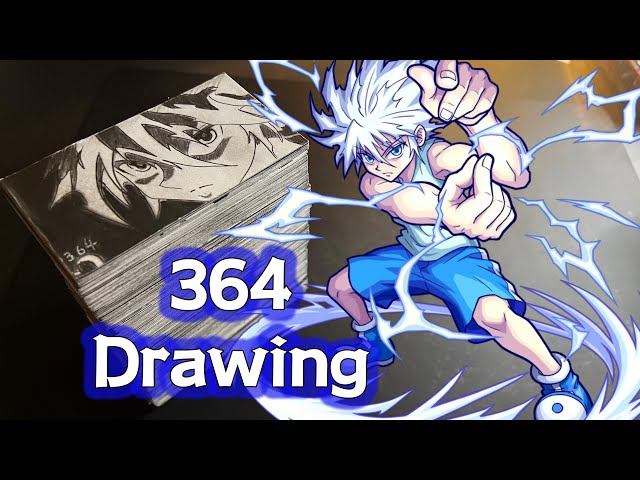 364 Pages of Drawing Sketch Killua Zoldyck Hunter X Hunter