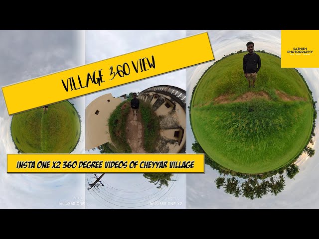 Village 360 degree view | Village paddy field | Agricultural lands | Sathish Photography | Insta 360