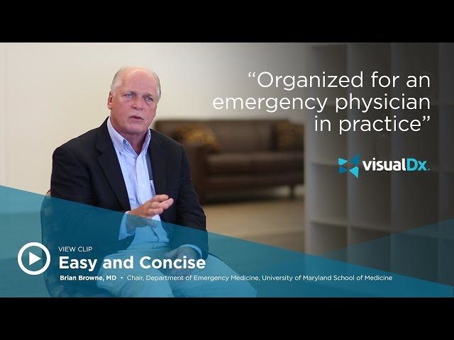 Brian Browne, MD:  "Easy and Concise"