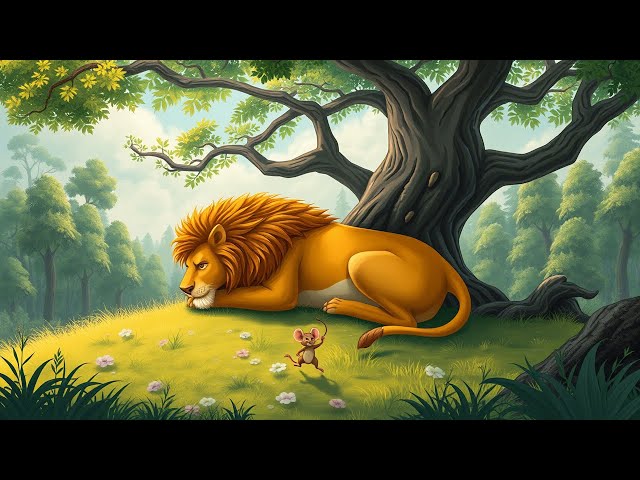 Children's Story: The Lion & The Mouse – A Heartwarming Tale of Kindness!