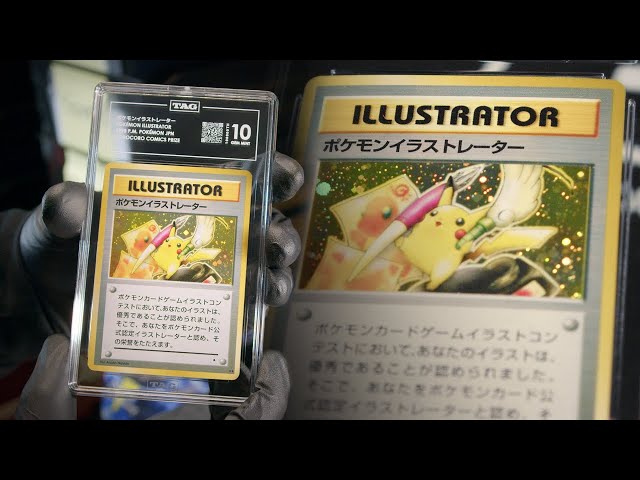 Grading the World's Most Expensive Pokémon Card, the Pokémon Illustrator, with TAG Technology