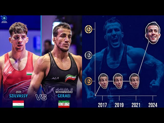 Mohammad Ali Geraei Shines Bright with FIRST World GOLD at Wrestling Championships 2024!