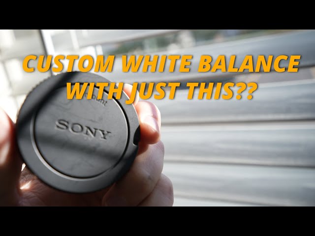 How To Quickly Set Custom White Balance on Sony FX3 / FX30