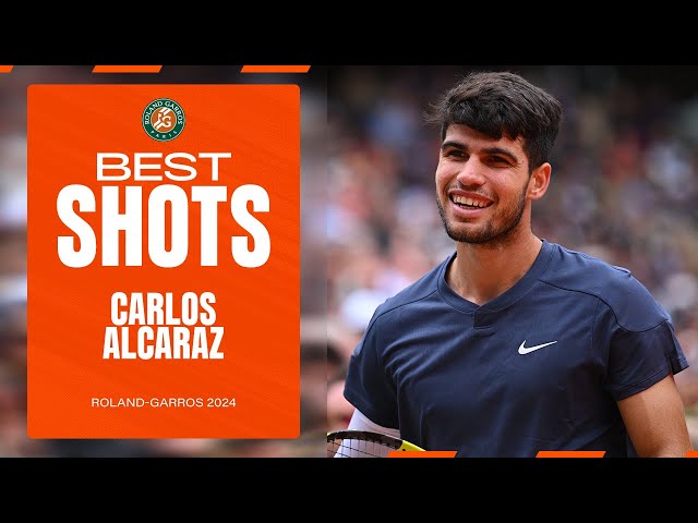 Carlos Alcaraz's best shots | Roland-Garros 2024