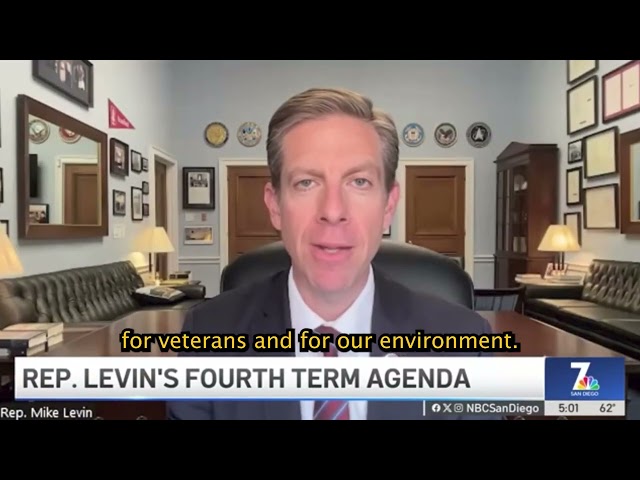 REP. LEVIN FOURTH TERM AGENDA