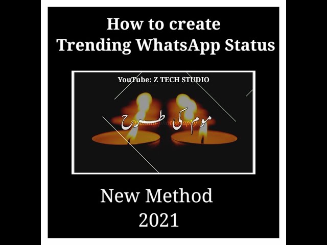 How To Create Trending WhatsApp Status Video /inshot video editing tutorial/Z TECH STUDIO