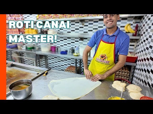 AMAZING Roti Making SKILLS at Restoran Ali Food Corner in Kuala Lumpur!