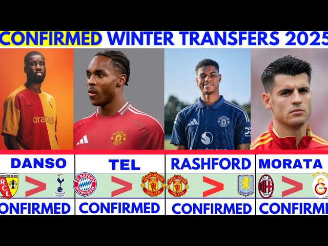 3 February 2025 🚨THE LATEST CONFIRMED TRANSFER NEWS AND RUMOURS WINTER Tel✓ Morata✓ Danso✓ Rashford✓