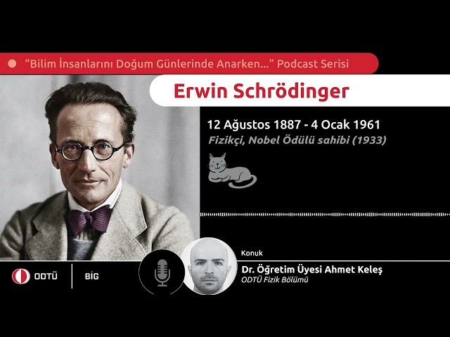 Doğum günün kutlu olsun Erwin Schrödinger! 🧁 Bilim İnsanları Podcast Serisi Bölüm 9 🎙