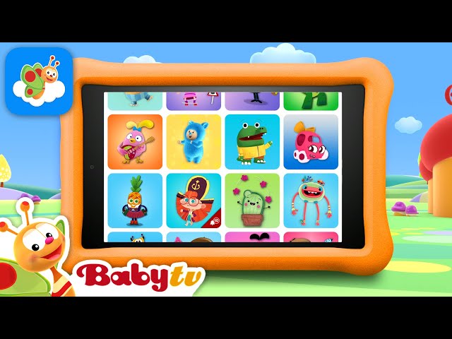 ¡Mira, juega y crece con la aplicación BabyTV! 📱