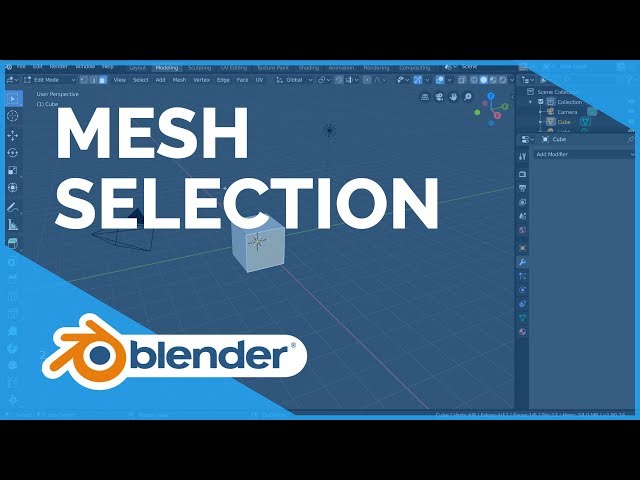 Mesh Selection Mode - Blender 2.80 Fundamentals