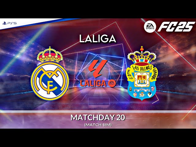 Real Madrid - Las Palmas ⚽️ LaLiga 2024/25 Match Sim | FC 25