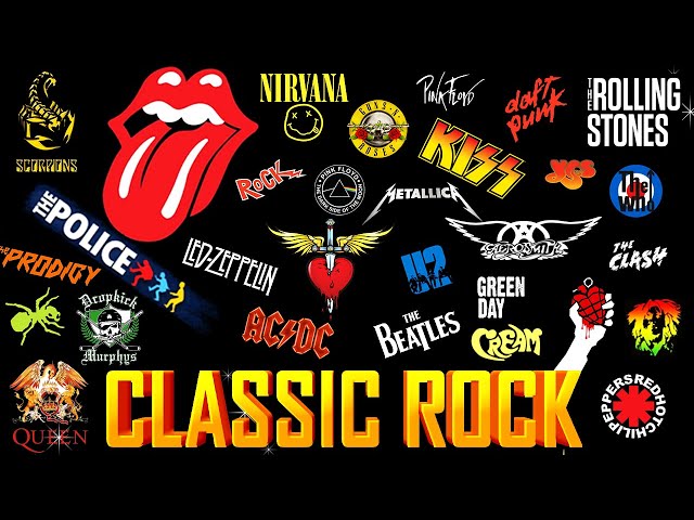 Aerosmith, Nirvana, ACDC, U2, Queen, Scorpions🔥🔥Classic Rock | Greatest Hits from the 70s, 80s, 90s