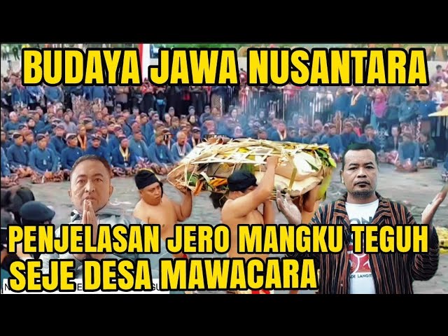 MUSYRIKEM !!! SESAJEN LARUNG SESAJI DI JAWA PENJELASAN MAS JERO MANGKU TEGUH