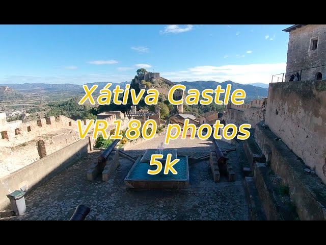 Xativa Castle virtual trip #vr180 stereoscopic 3d