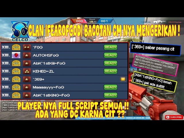 TANDAI CLAN INI ! FEAROFGOD ( FOG ) CLAN PLAYER FULL SCRIPT DAN GA PUNYA ATTITUDE KETIKANNYA NGERI !