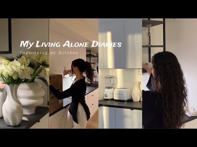 My Living Alone Diaries | Organising my kitchen...