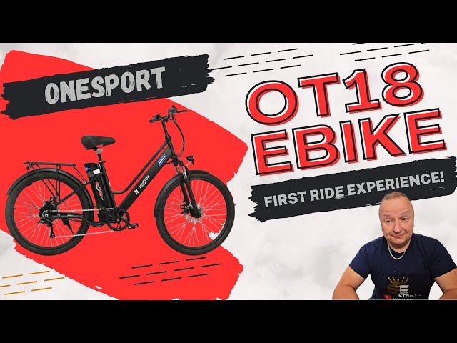 The Comfiest Ebike We Have Reviewed - OneSport OT18 Ebike