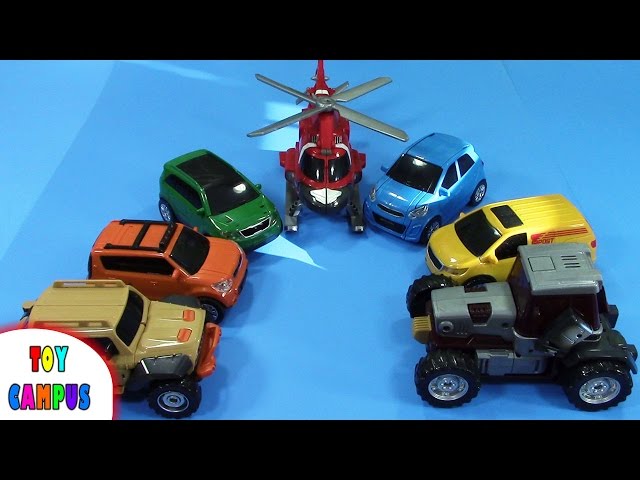 Tobot Giga Seven 7-in-1 Transformers Cars to Robot | 또봇 7단합체 기가 세븐 | Kia | ToysReview ToyCampus