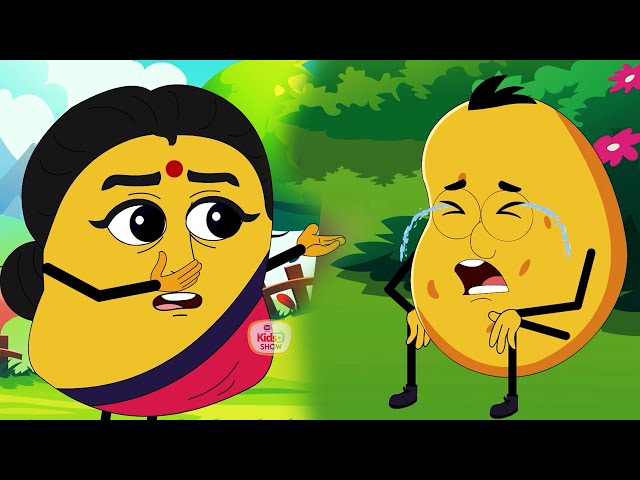 Aloo Kachaloo Beta Kahan Gaye They | आलू कचालू बेटा | Animated Rhymes | Kids Learning Videos