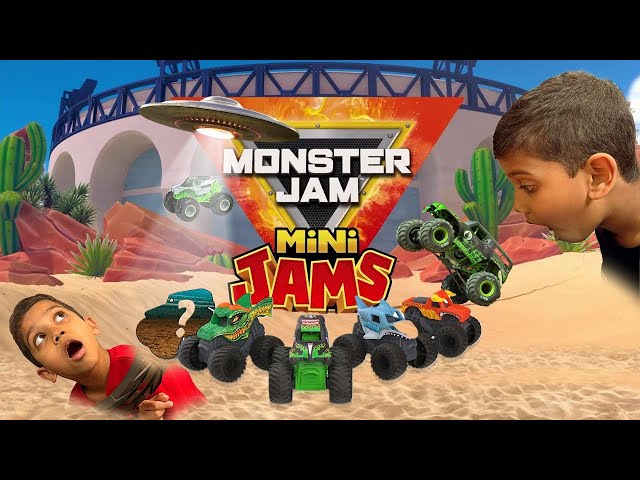 Hot Wheels & Monster Jam Mini Monster Trucks: Epic Jumps to Smash the Target! 🚛🔥🎯