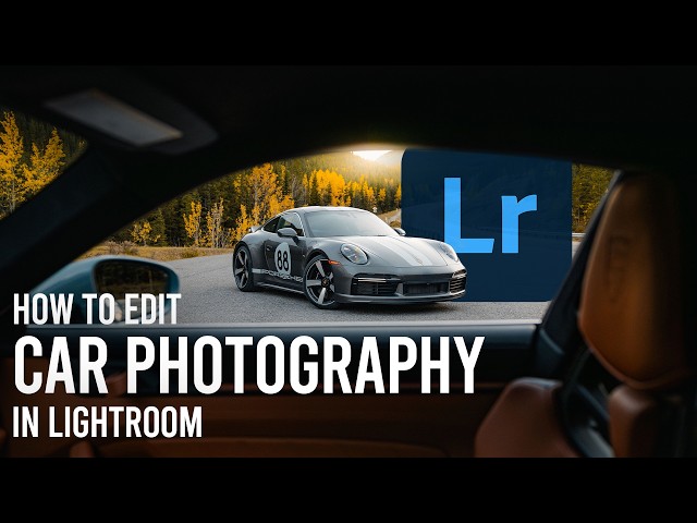 Car Photography: How To Edit Cars In Lightroom | Full Edit Breakdown