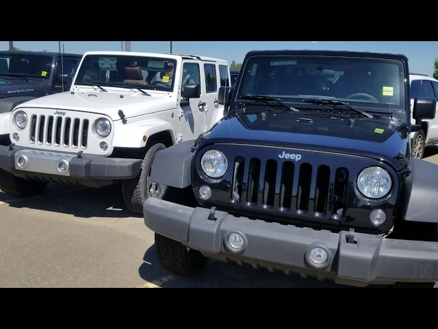 2018 Jeep Wrangler Deals are Here at Mountain View Dodge!