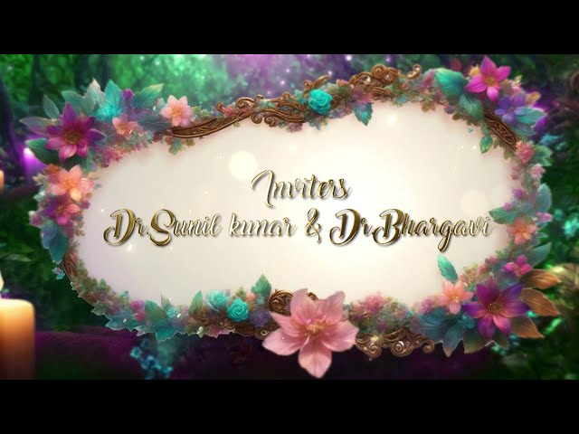 Latest Birthday invitation video | Custom birthday invitation | Birthday party | Studio Dreamz