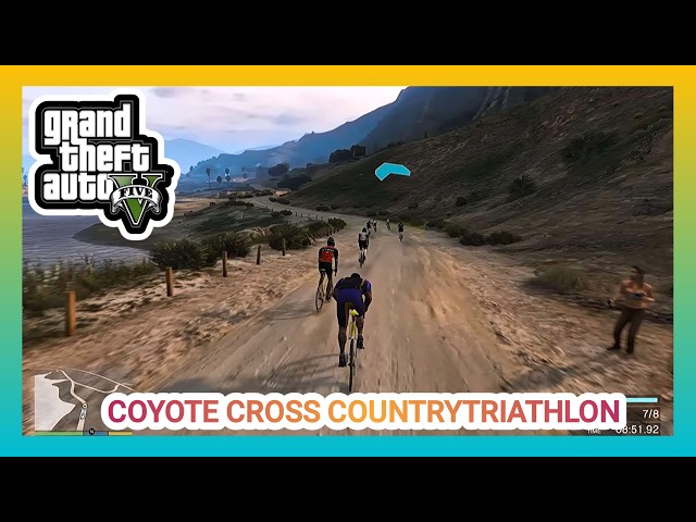 In this video,I’ll show you grand theft auto v mission Coyote Cross CountryTriathlon#grandtheftauto5