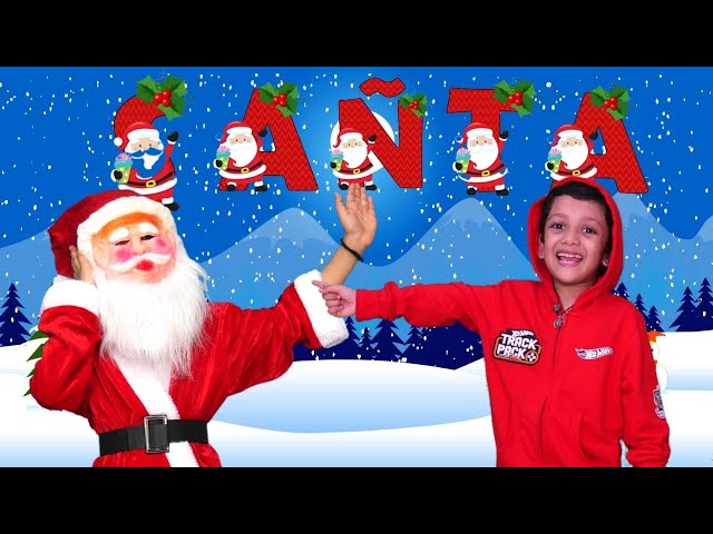 S-A-N-T-A  is his name-o | Fun Christmas songs for kids & nursery rhymes - Kuku and Cucudu