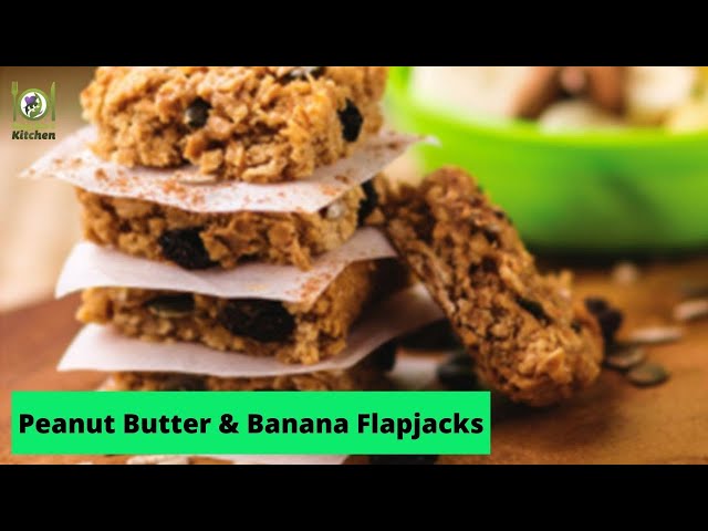 How To Make The Best Peanut Butter and Banana Flapjacks (vegan)