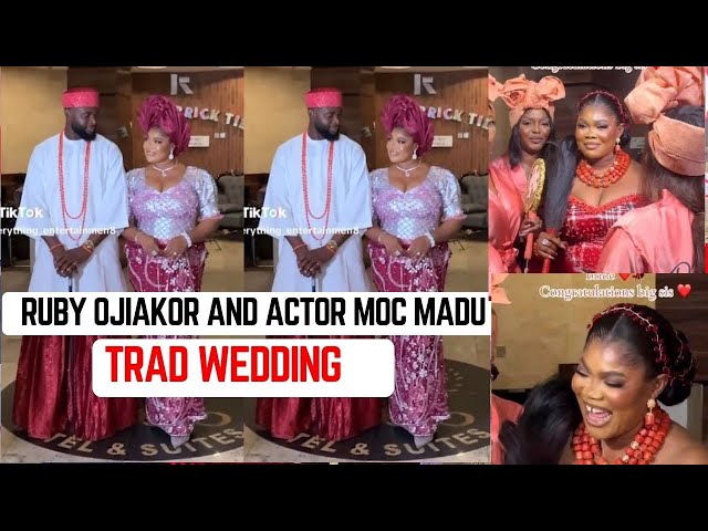 Happy Married Life Ruby Ojiakor And MOC MADU Traditional Marriage outfit