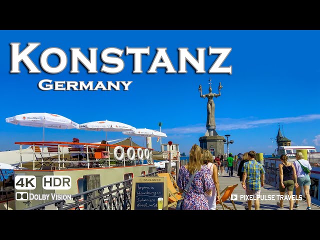 Konstanz Walking Tour 🇩🇪 Gateway to the Lake of Dreams☀️ | 4K HDR 60fps