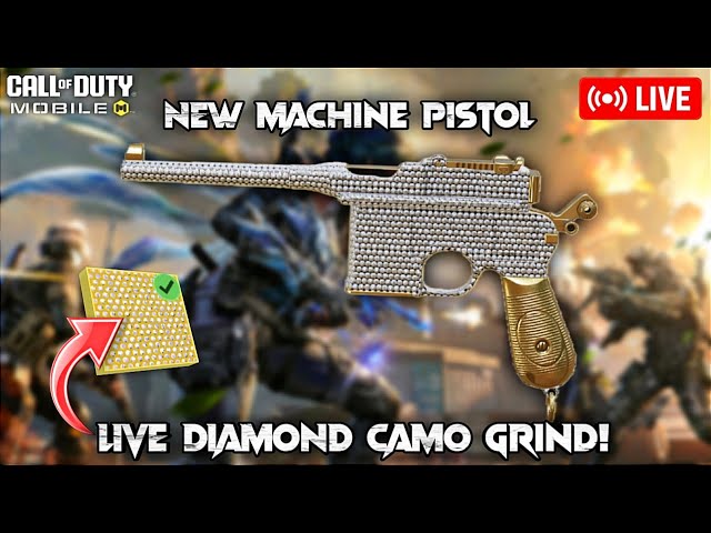 Grinding Diamond camo for the new Machine Pistol | CODM Live