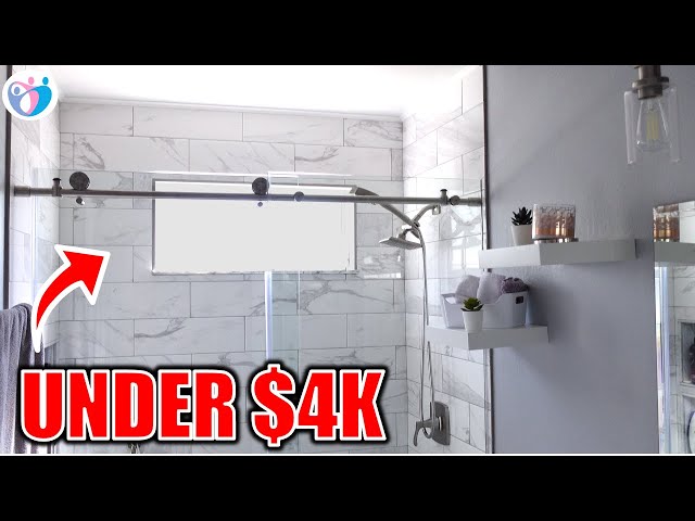 Complete Guest Bathroom Remodel DIY | Start to Finish Tub to Shower Conversion