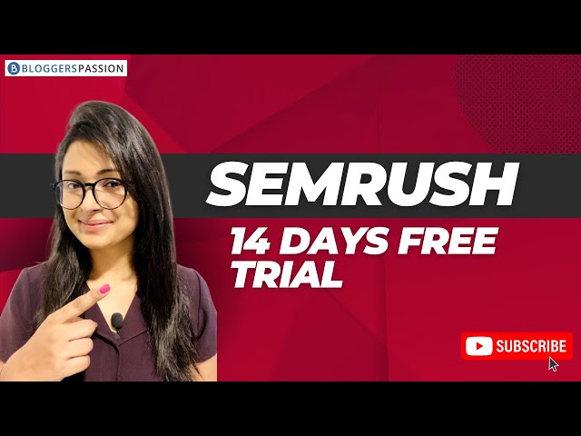 Semrush 14 Days Free Trial Available for Pro and Guru Accounts Worth $370  Now