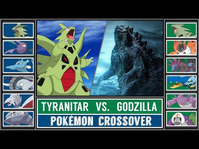 GODZILLA vs. TYRANITAR (Pokémon Sun/Moon) - Crossover Battle