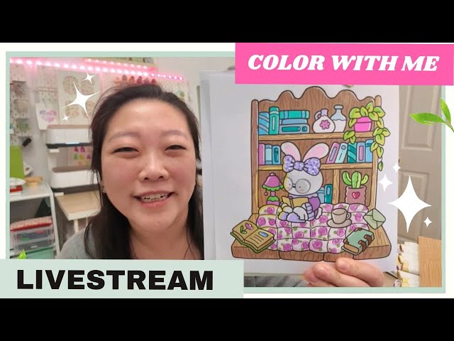 Coloring with Alcohol Markers - Coco Wyo Coloring Book: Bunny in a Reading Nook