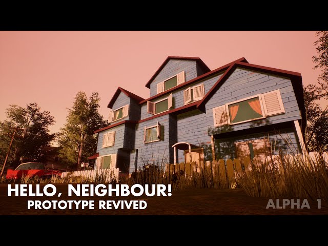 Hello, Neighbour! Prototype Revived - Alpha 1 Announcement Trailer