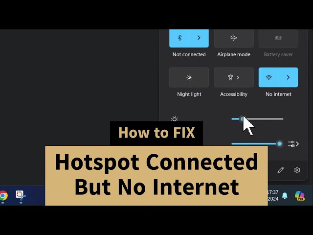 Hotspot Connected But No Internet  Access | Internet Not Working on Mobile Hotspot WiFi