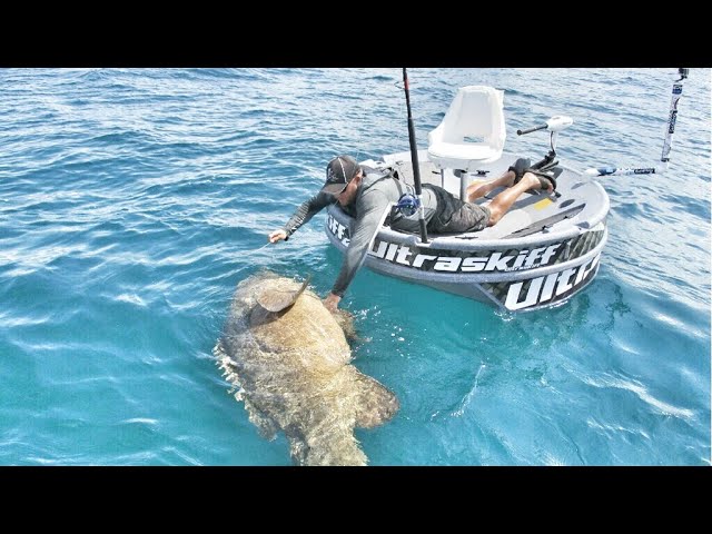 "Extreme Fishing Battle: Epic Showdown with 300+ Pound Fish that Threaten to Sink Our Boats!"