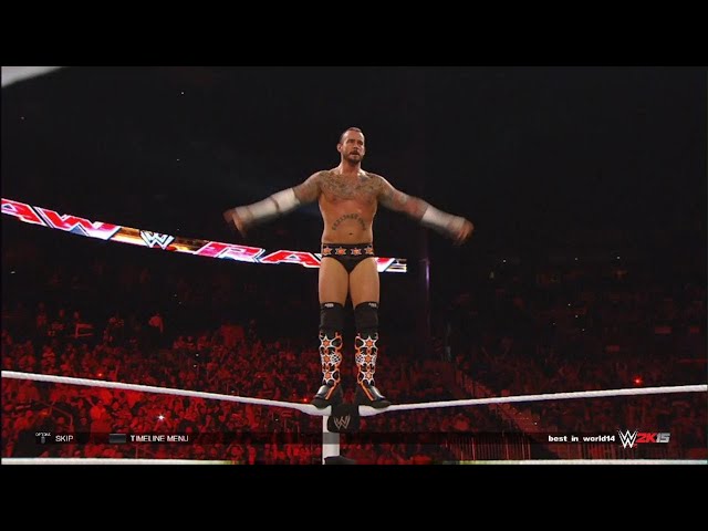 WWE 2K15 CM Punk Vs Alberto Del Rio WWE Championship Match Survivor Series 2011