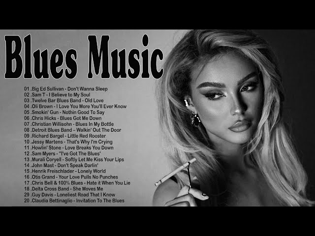 Relaxing Blues Music - Best Slow Blues Songs Of All Time - 3 Hour Relaxing With Blues Music