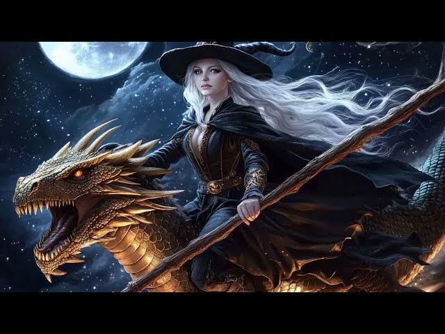 Wiccan Music 🌑 The Witch's Journey to Tame the Dragon ✨ Mystical Music and Inner Power