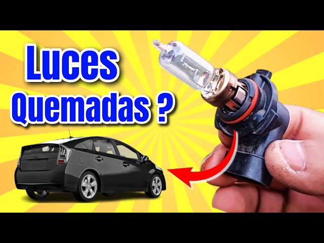 Como CAMBIAR FOCOS de LUCES ALTAS de los FAROS Auto Toyota Prius 2015 - 2025