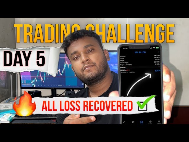 Trading Challenge Day 5 | Loss Recovered Ho Gaya 😍😎 #tradingchallenge