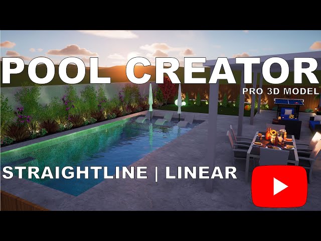 The Roa Pool - Pool Creator Pro 3D Model