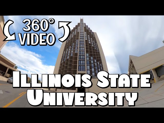 Driving Around Illinois State University (ISU) Campus in Normal, IL During Homecoming 360° Video